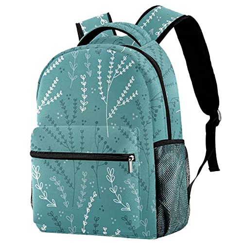 Sac à dos décontracté étudiants avec motif tournesol multicolore solide