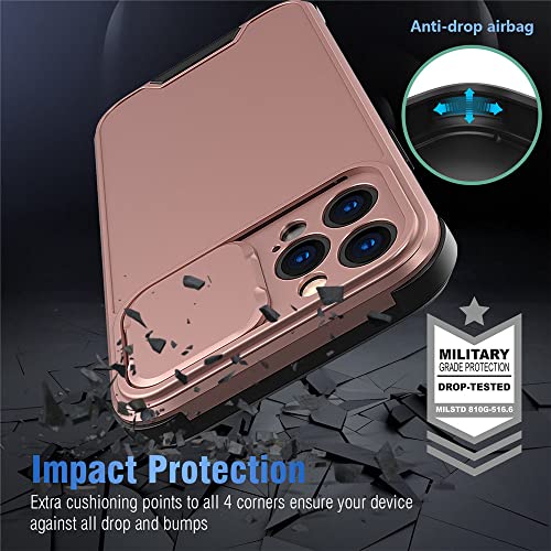 Coque iPhone 11 antichoc à cache objectif coulissant push pull