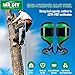 Tree Climbing Spikes Set,Adjustable Tree Climbing Gear with Straps and Spike Protectors , 350lbs Load Capacity, Green, Classic Style, Tree Climbing Gear Kit for Climbers, Fruit Picking & Lumberjack