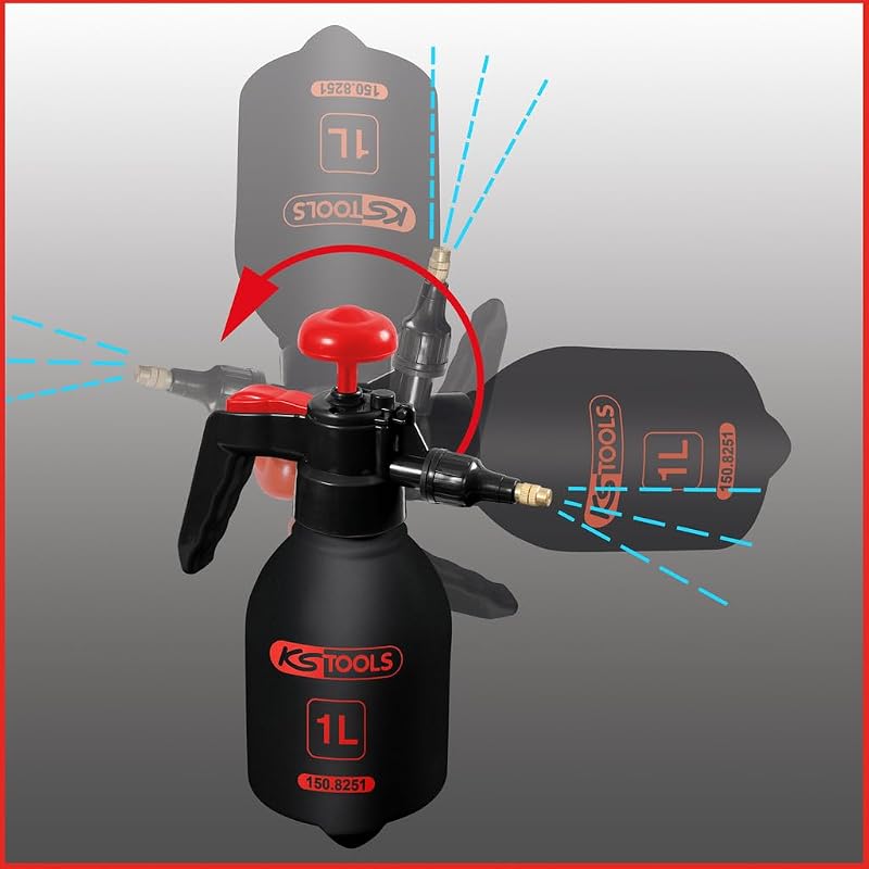 KS Tools 1 literes nyomásos permetezőpalack, profi minőség