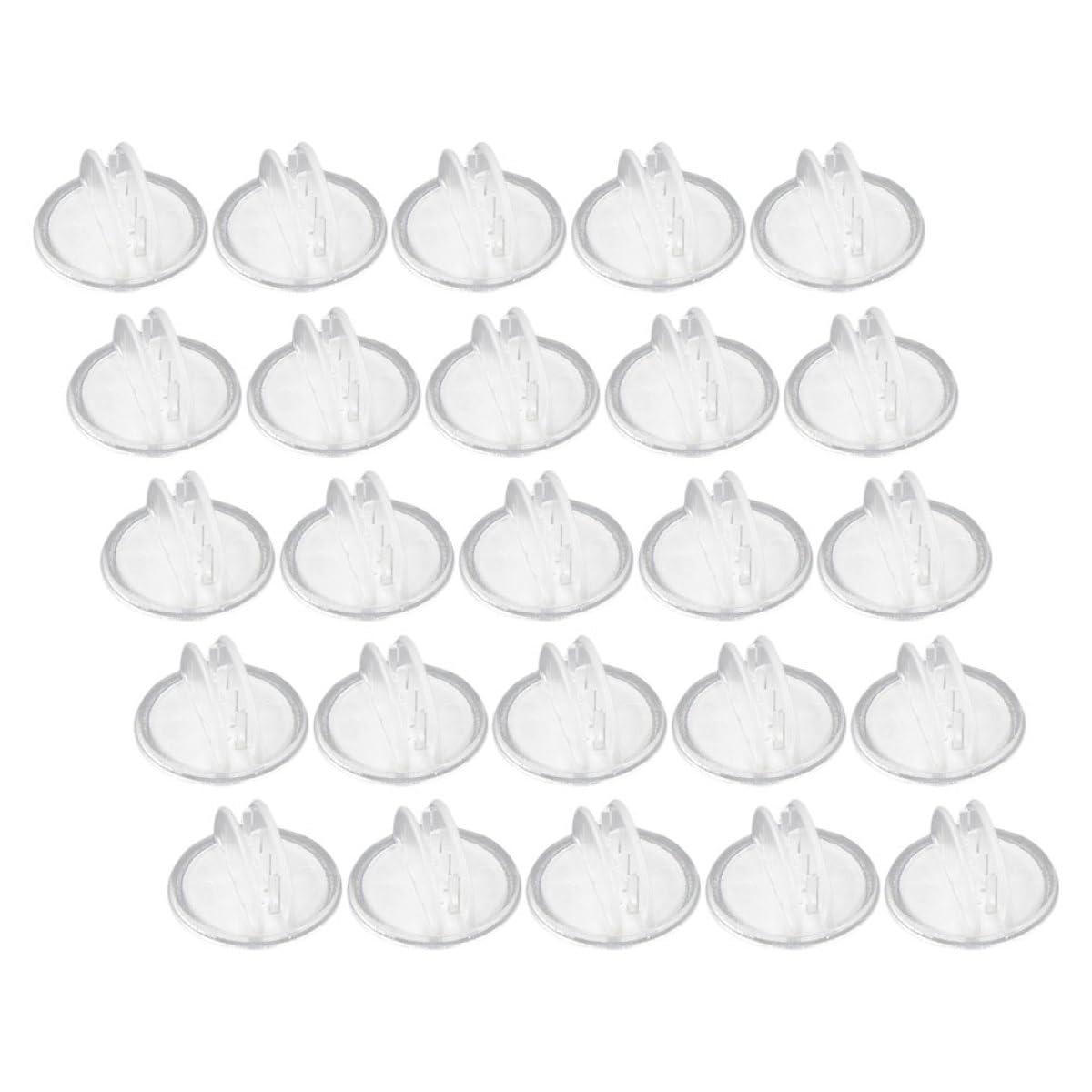 BESTYASH Porte-étiquettes Plastique pour Magasin Lot de 25 Clips D'affichage Robustes Multifonctions pour Boutiques et Restaurants