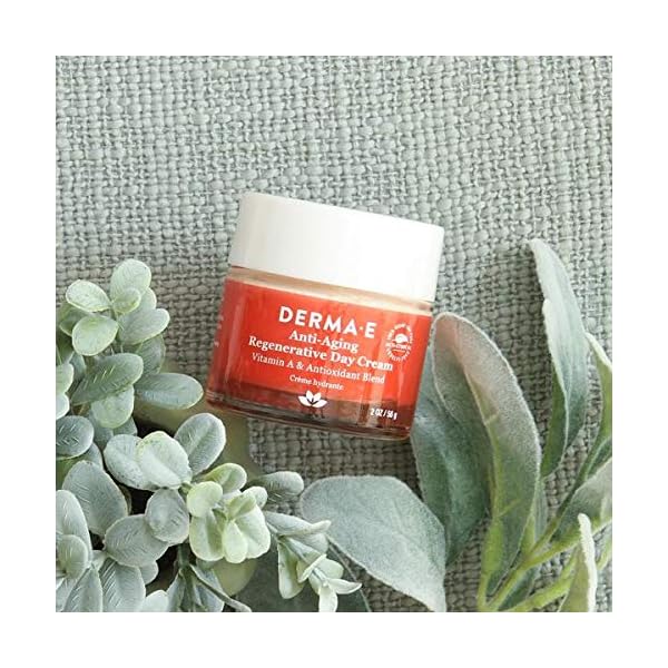DERMA-E Anti-Aging Regenerative Day Cream â Astaxanthin Moisturizer for Face â Lightweight Firming Anti-Wrinkle Cream with Lavender, Jojoba Oil and Vitamin E, 2 oz
