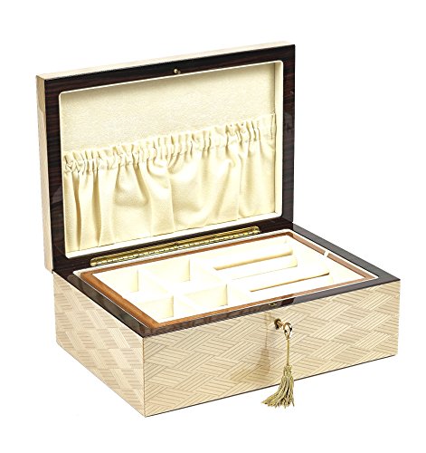 Bello Collezioni - Bolzano Luxury Briar Wood Men's/Women's Jewelry Box. Made in Italy - Thumbnail 3
