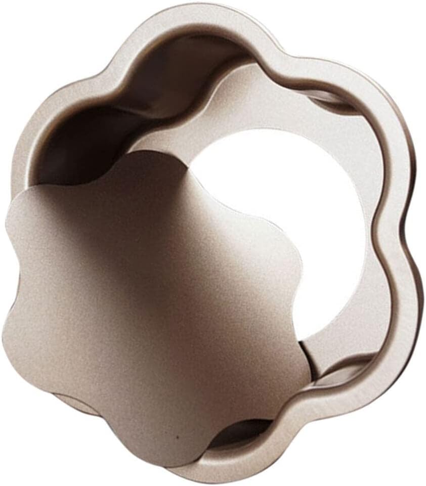 Luxshiny Carbon Steel Mini Cake Pan Flower Shape Baking Pan Nonstick Fluted Tube Cake s Oven Baking Mold Cheesecake Tart for Tartlet Bread Pudding 8inch