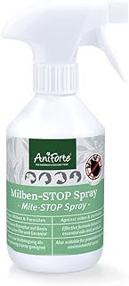 AniForte mite spray for dogs, cats, pets and farm animals 250 ml - anti-mite spray for natural defence against insects, parasites & vermin, mite stop & mite protection for mite infestation