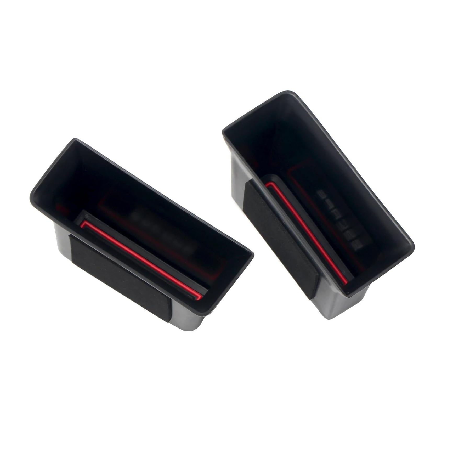 PIBMKVKHIK For Ford Kuga Escape 2020-2023 Car Accessories Plastic Interior Door Storage Box Holder Tray Armrest Organiser Tray(Rear Doors 2pcs)