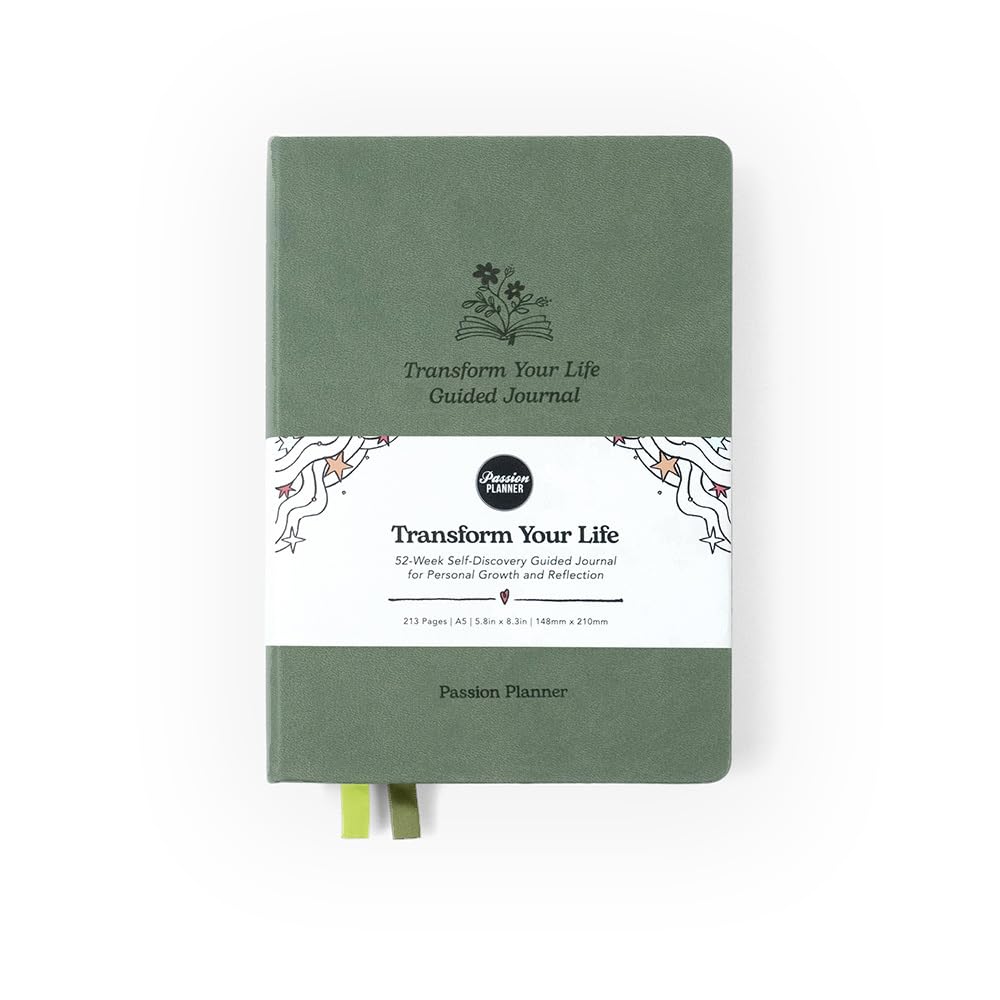 Passion Planner 52-Week Guided Journal: Transform Your Life