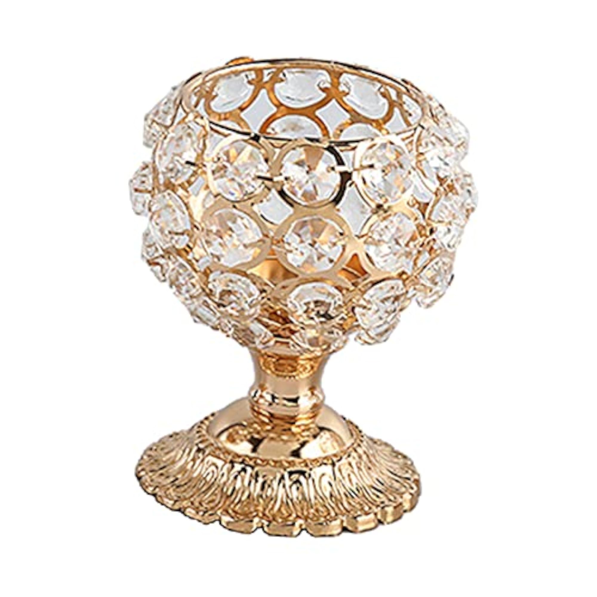 Crystal Tealight Candle Holder Candlestick Table Centerpiece