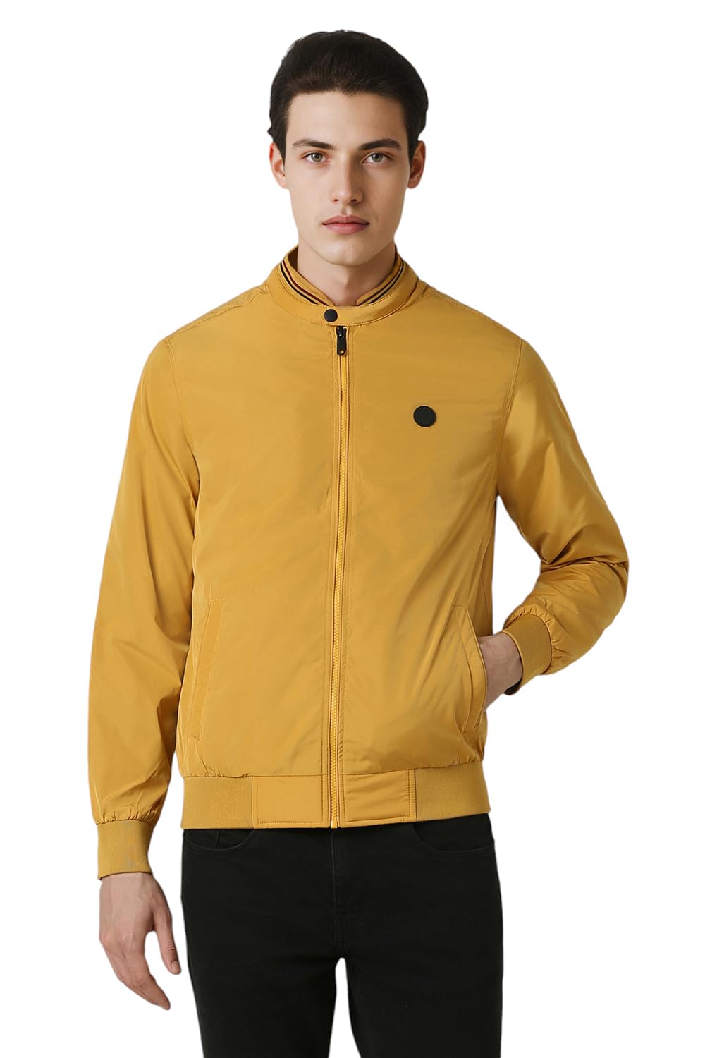 van heusen Men Cotton Standard Length Solid Casual Jacket-picture-42
