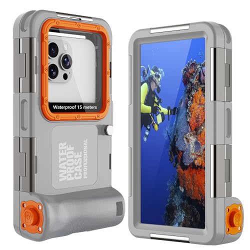 Coque de plongée étanche anti-sable pour iPhone 15 16 17 Pro Max