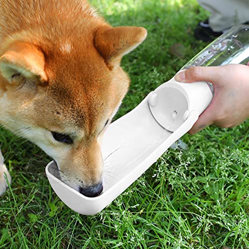 Garrafa de água portátil para cães – Tigela de água para viagem para filhotes, à prova de vazamento