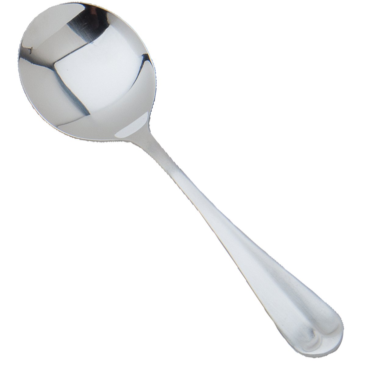 Update International Bouillon Spoons / 6-Inch / Chrome Soup Spoons