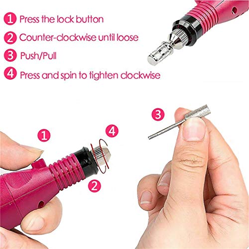Idomeo Portable UV Lamp LED Dry Nail Kit Manicure Nail Tool Set