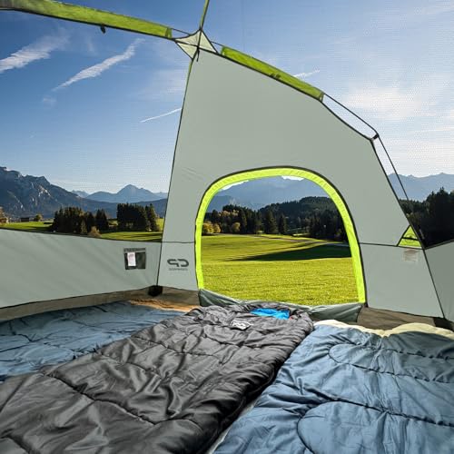 Image of CAMPROS CP Tents for Camping 2 /4 /6 Person, Waterproof Windproof Dome Tent
