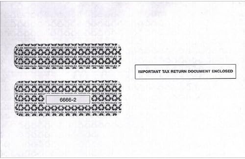 IRS Approved W-2 Self Seal Envelope, 5 3/4" x 9 1/4"