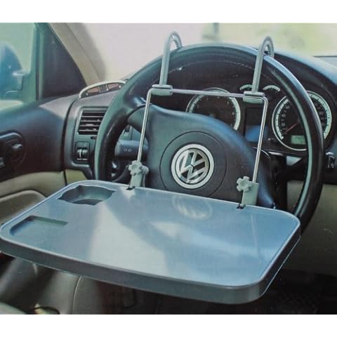 BAAKYEEK Car Auto laptop Tablet PC iPad Mount Stand Holder Desk Table Drink Food Cup Tray Cover