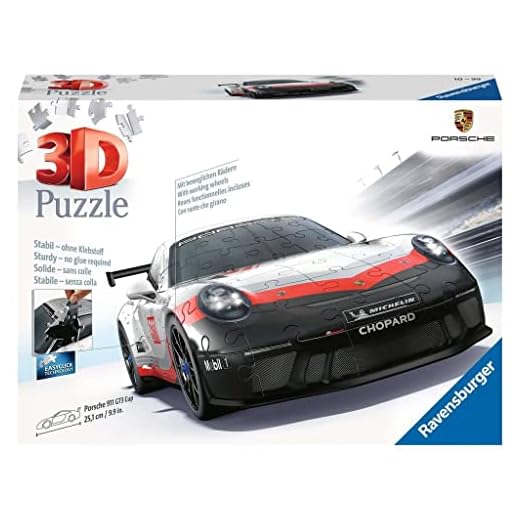 Ravensburger - Puzzle 3D Porsche 911 GT3 Cup  (11147)