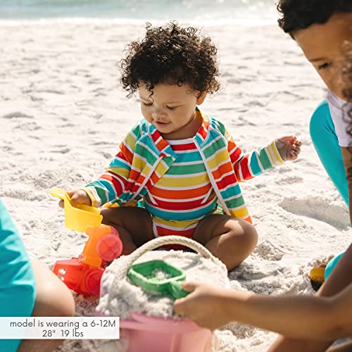 SwimZip Girls' Long Sleeve Rash Guard & 1-Piece Swimsuit - UPF 50 Sun Protection4