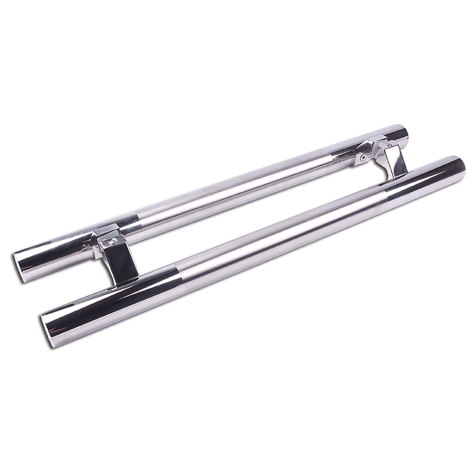 Poignée de porte coulissante 80 cm en acier inoxydable pour portes en verre et bois
