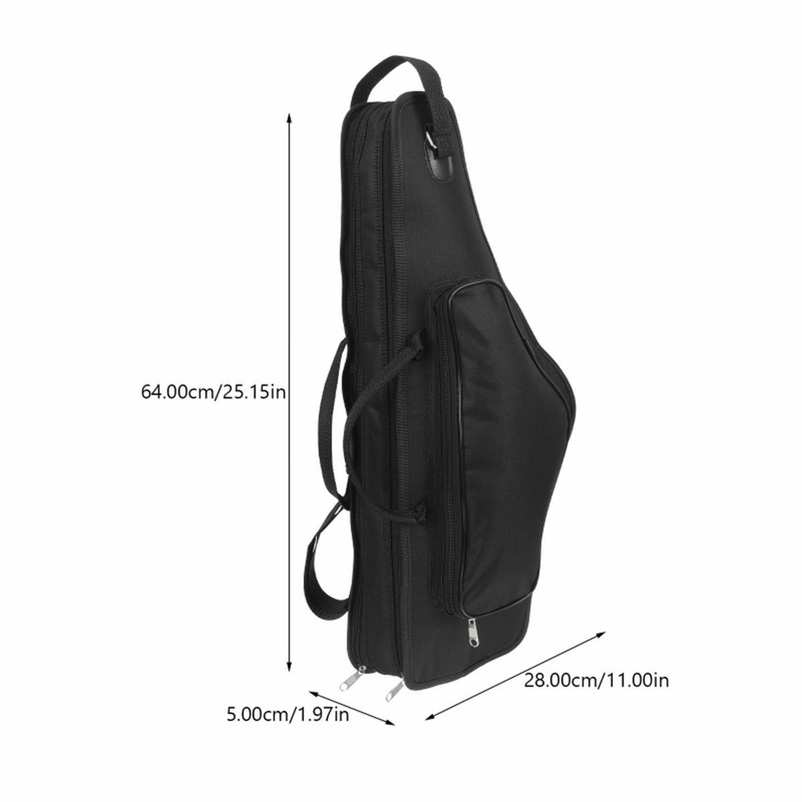 Étui pour Saxophone Alto Sac de Transport Sac à Dos étanche et Résistant aux Chocs Housse Double Réglable pour Saxophone Alto
