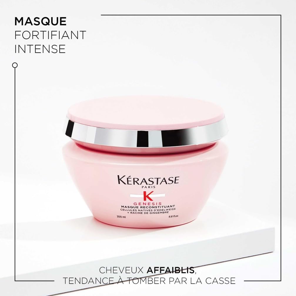 KERASTASE Genesis - Protocole Anti-Chute - Shampoing Bain Hydra-Fortifiant + Masque Reconstituant - -99% de Chute de Cheveux due à la Casse au Brossage* - Cheveux Fragiles, Cassants
