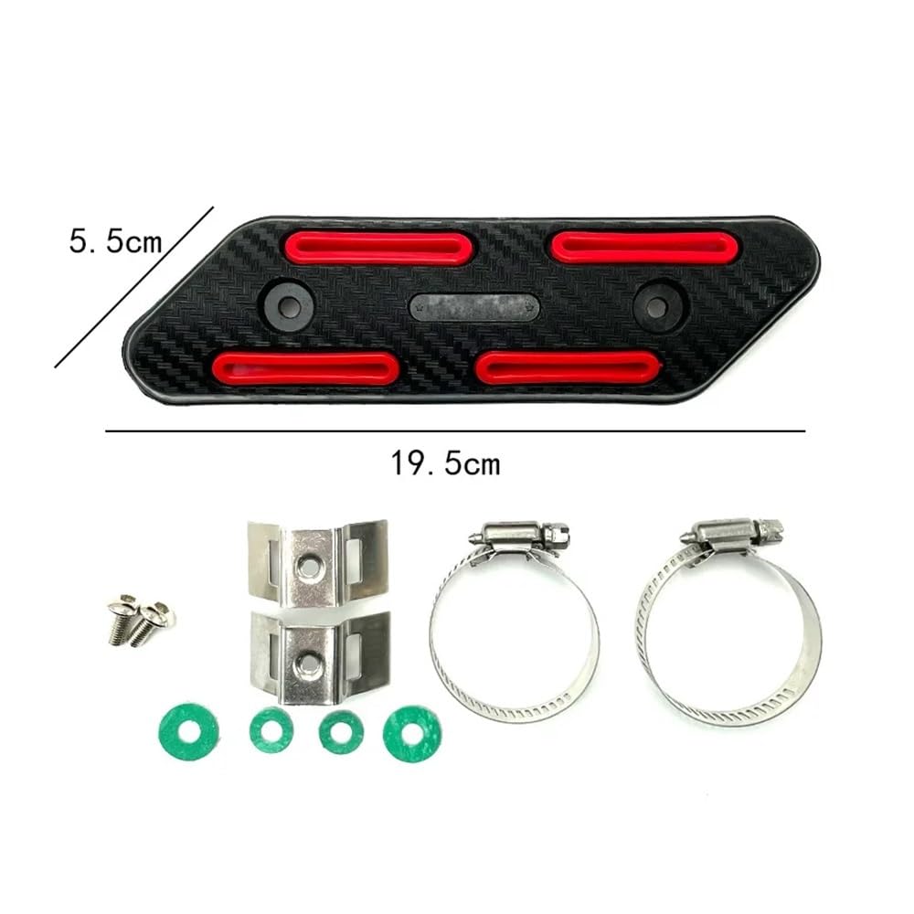 Protection de tuyau d'échappement de moto, tuyau central d'échappement