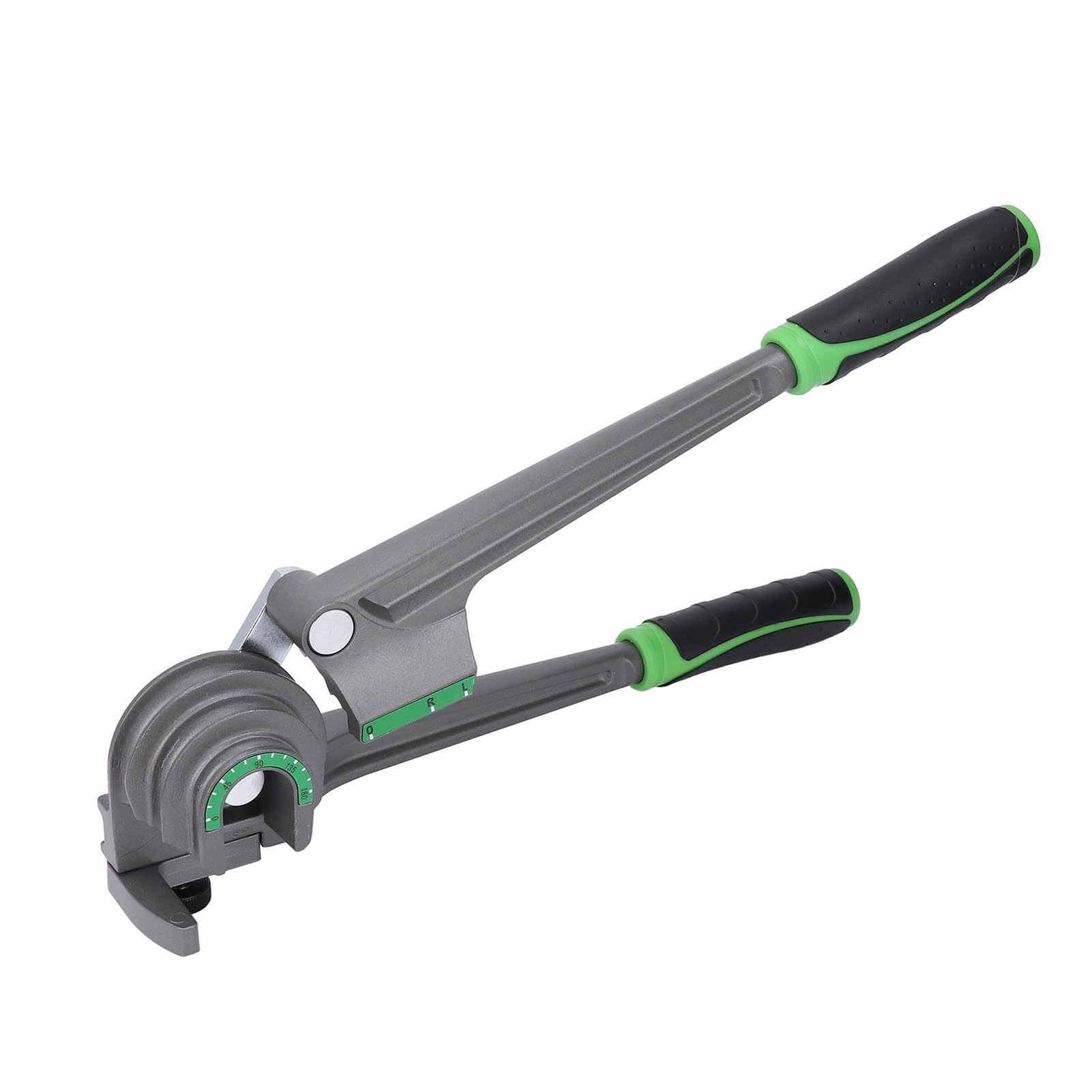 Piegatubi, Piegatubi 3 in 1 1/4" 3/8" 1/2", utensile in lega di alluminio da 180 gradi con impugnatura in gomma