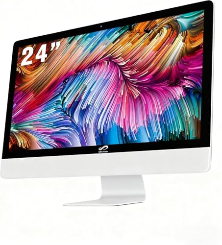 STGsivir All-in-one PC Desktop Computer, 24' FHD Display, Core i7 up to 4.0 GHz, 16GB RAM, 1TB SSD,...