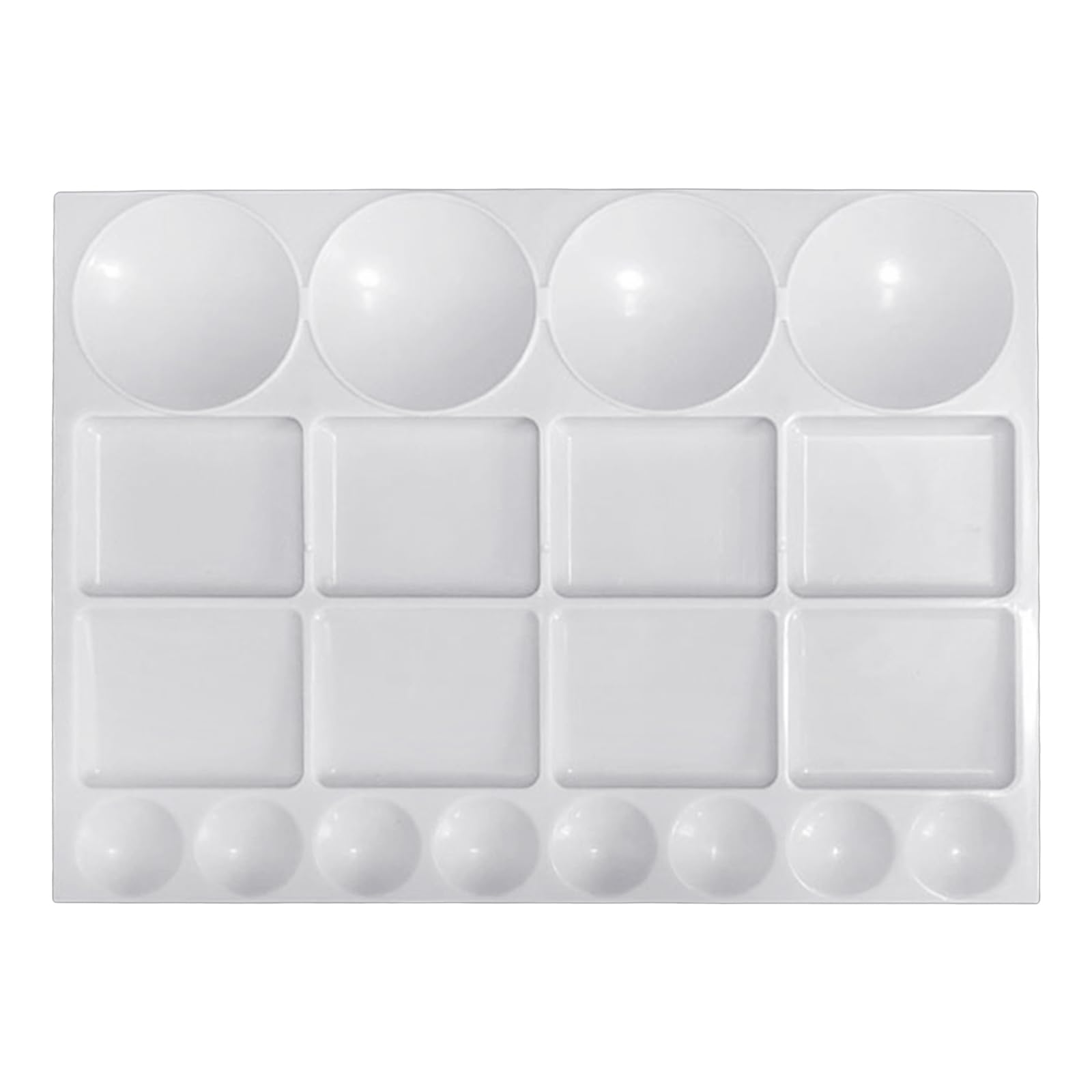 Studio Palettes 20 Well Layouts for Color Blending Easy Clean Surfaces Portable Art Equipment Portable Artist Palettes