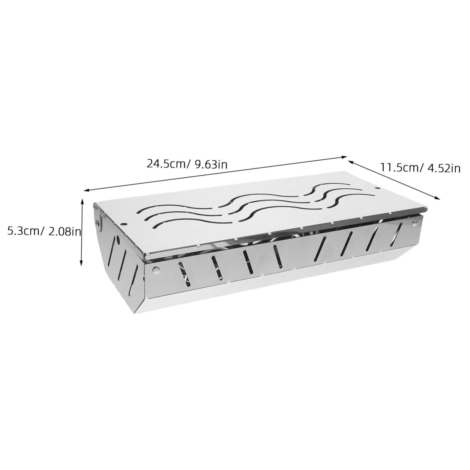 Scatola per Affumicatura Barbecue in Acciaio Inox 1 Pezzo