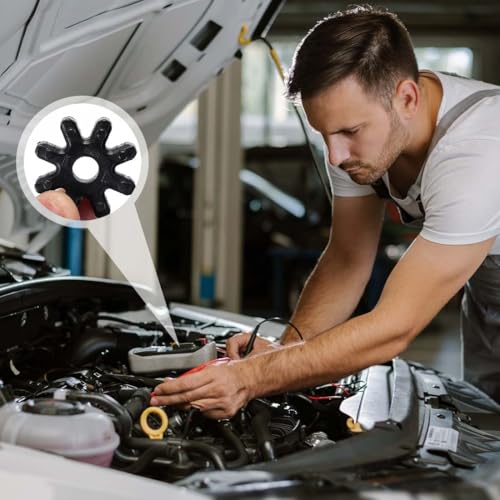 VJUYSW 8-teiliges Set zahnrad, lenkung, Kunststoff-Lenkungskupplung, Lenksäulengetriebe.