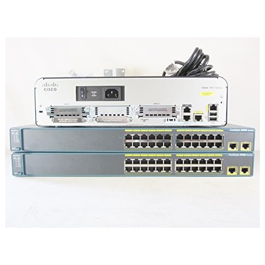 Cisco CCNA CCNP Lab or Business Cisco 2x WS-C2960-24TT-L Switches and a Cisco 1941 ISR Router Bundle