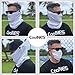 CoolNES - UV Sun Protection Neck Drape Adjustable Multifunctional 2 in 1 Face Covering for Outdoor Fishing - Unisex White