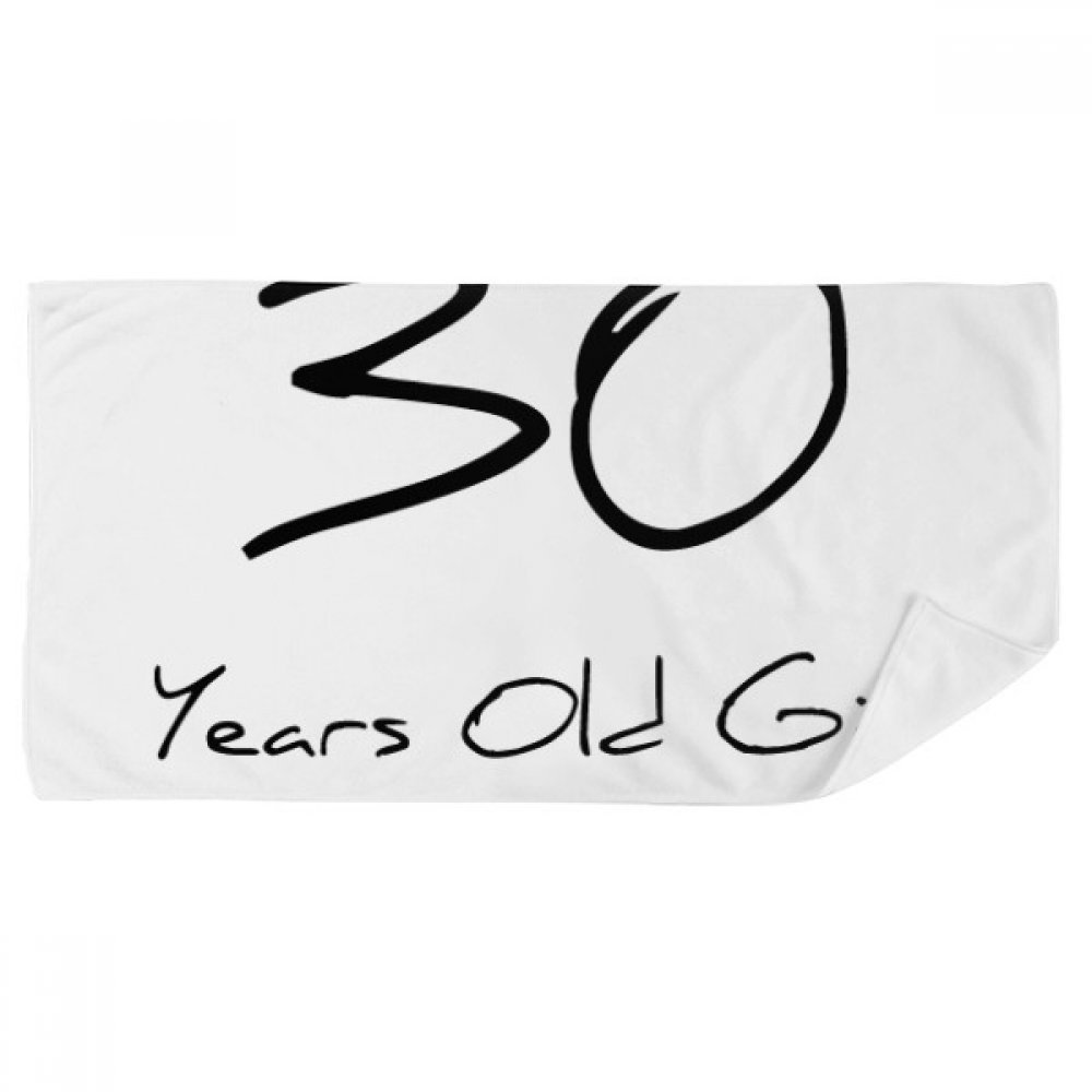 Serviette de bain douce 35x70cm finies les irritations du visage