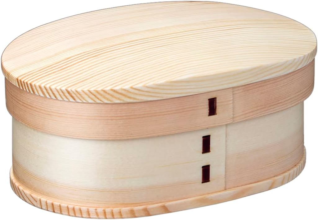 Skater WLB6 Magewappa Bento Box, 19.7 fl oz (550 ml), With Leak-resistant Seal, Wappa, Belt Included