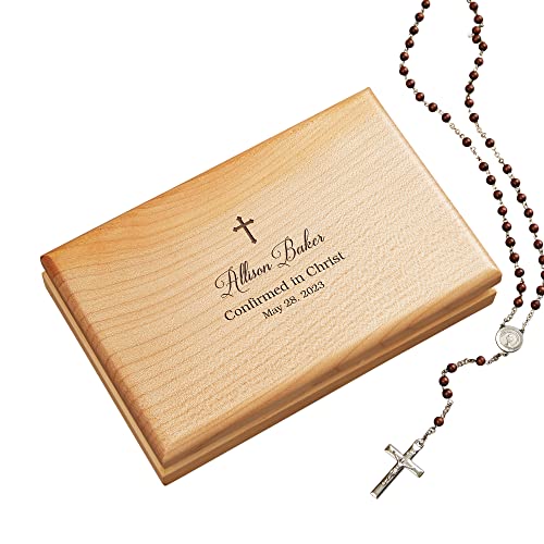 Confirmation Cross Engraved Valet Box