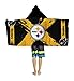 Northwest Pittsburgh Steelers NFL Cross Out Youth Hooded Micro Fiber Towel 22 x 51 Inches