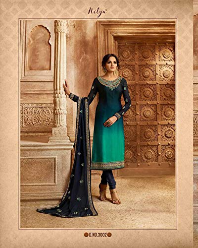Image of Delisa Indian Pakistani traditional Ethnic Eid Party Plus Size salwar kameez suit ready to wear Dress For womens-2208