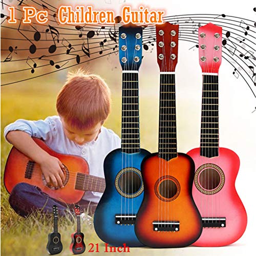 Patkaw Electric Guitar 21 Inch Kids Acoustic Guitar 54X21X6Cm Small Size Classical Acoustic Guitar For Beginners Educational Toy For Toddlers Acoustic Kids Guitar Kids Guitar Toy~Sun Guitar Picks #TOP7
