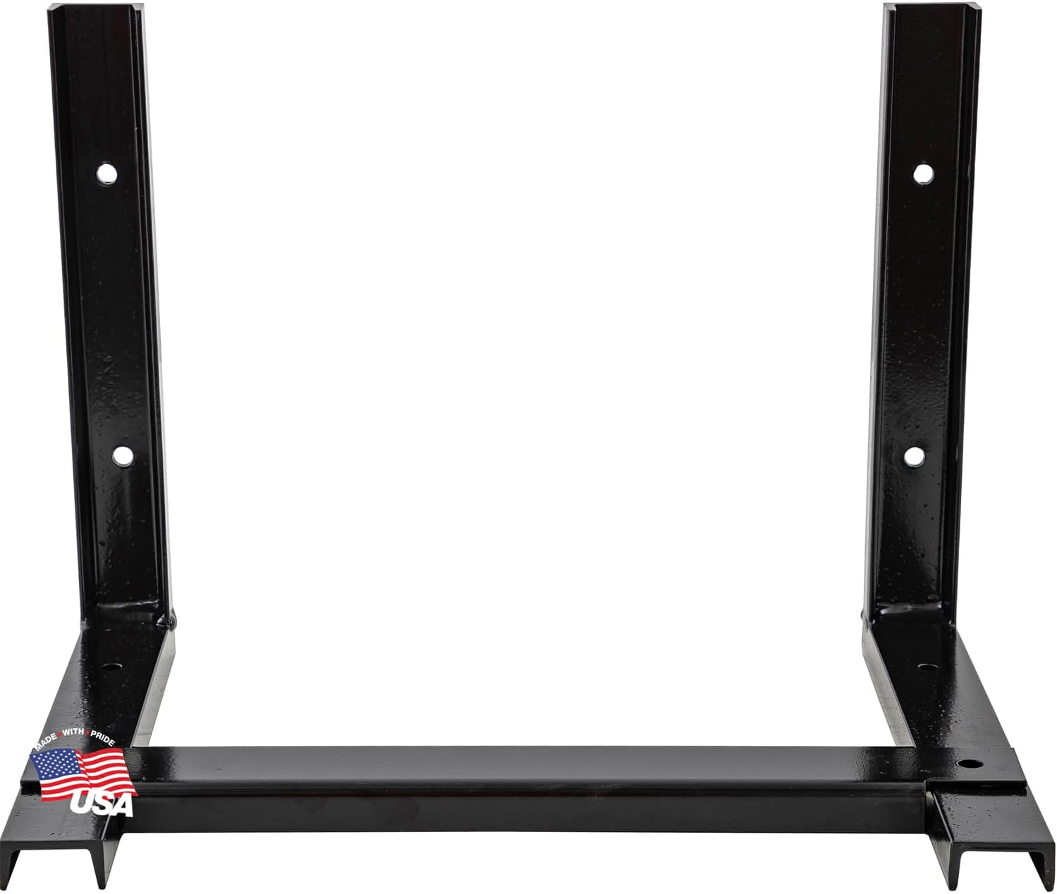 Buyers Products - 1701000 Mounting Brackets For 24/36 Inch Poly Truck Boxes, Black Steel, 15 x 14 Inches