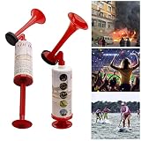 Handheld Horn, BANHAO Football Air Horn Hand Push Pump Children Party Noisemaker Cheer-leading Fans