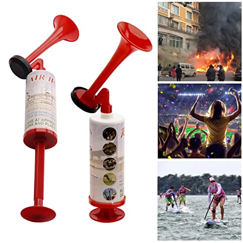 Handheld Horn, Banhao Football Air Horn Hand Push Pump Children Party Noisemaker Cheer-Leading Fans Horn Trumpet 2Pcs (Handheld Air Horn Mini) #TOP9