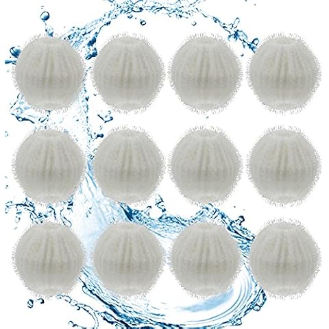 Pet Hair Remover for Laundry Lint Remover Reusable Dryer Washing Ball Dog Cat Hair Remove Washing Machine Dryer Bedding Washing Ball for Pet Hair Catcher 12 Pack (White) Cover