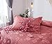 Tache Elegant Satin Lace Cascading Ruffles Floral Embellished Victorian Rose Pink 6 Piece Bedding Set Royal Princess Dreams Comforter, Queen