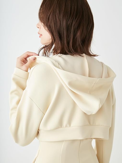 新品SNIDELスナイデルパーカー×カットオールインワンセットアップMグレー SNIDEL - SNIDEL パーカー×カットオールインワンセット グレー