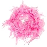 Pink Feather Boa Fluffy Craft Decoration 6.6 Feet Long