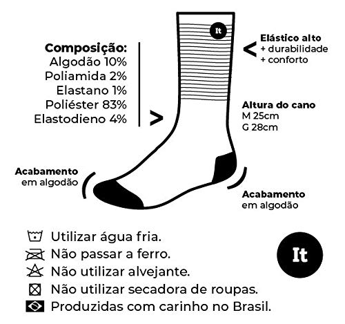 Meias ItSox - Abacaxi Déco (M - 34 ao 37)