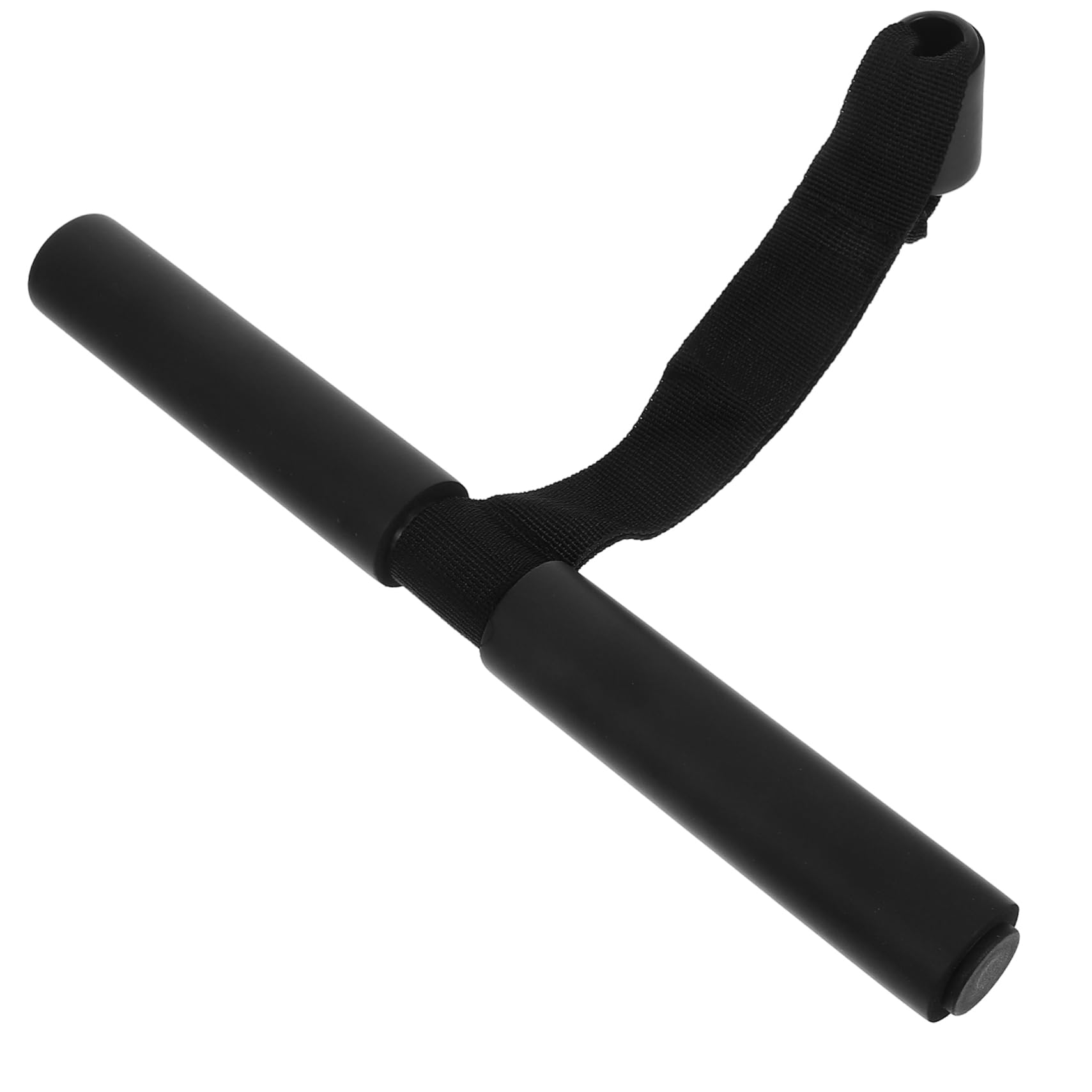BESPORTBLE Household Fitness Equipment Sit-up Aid Abdominal Trainer Simple t Shape Belt Bar Black