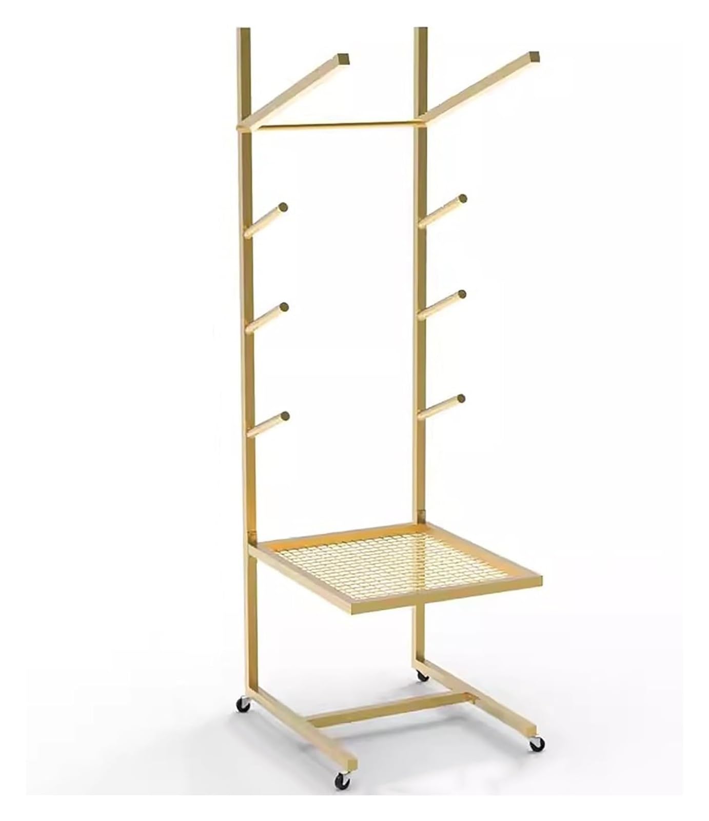 Wolnostojący stojak do przechowywania koszykówki dom i siłownia na rolki piankowe maty fitness i piłki do jogi czarny 50 x 45 x 145 cm - rozwiązanie oszczędzające miejsce