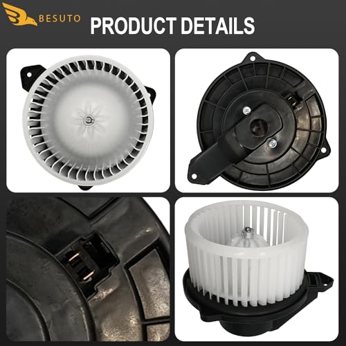 Image of Besuto 700012 HVAC Heater Blower Motor Compatible for Ram 1500 /2500 /3500,for 2002-2008 Pickup Truck,for Jeep Grand Cherokee 2002-2004 Sport Utility,Replaces#PM9198